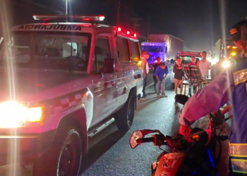 Mujer de la tercera edad pierde su pie derecho tras ser arrollada por un motociclista en Choloma, Cortés