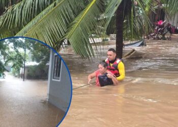 ¡Caos! Viviendas anegadas y familias albergadas por torrenciales lluvias en Tela, Atlántida
