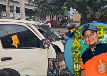 ¡Desgracia! Chofer de “rapidito” perece tras brutal choque en SPS