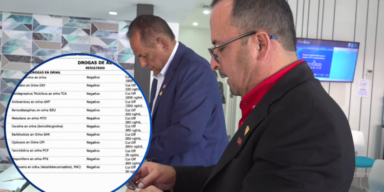 ¡NEGATIVO! Diputado Sergio Castellanos comparte resultados y revelan que no consume ninguna sustancia ilícita