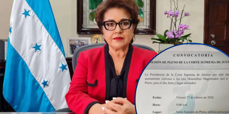 Presidenta Rebeca Ráquel Obando convoca a Sesión de Pleno de Magistrados para hablar de la reforma que la dejó sin poder
