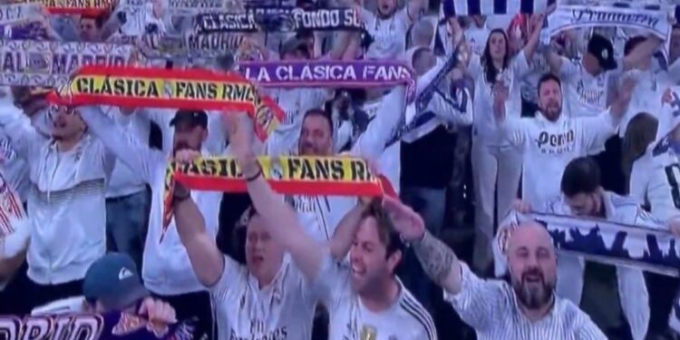 Expulsan a madridista captado haciendo el saludo nazi