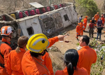 Al menos 15 peregrinos muertos en Brasil en un accidente de autobús