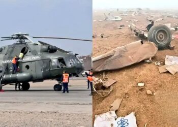 Fallecen 15 personas, entre ellas 7 menores, en accidente de helicóptero militar de Perú