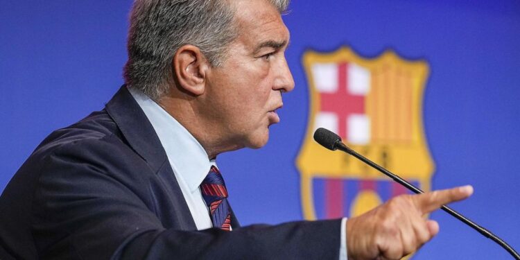 Joan Laporta explota contra el arbitraje ante el Atlético