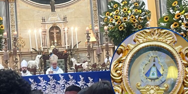 Monseñor Nacher presidió eucaristía solemne a Suyapa con la presencia del presidente Asfura y otras autoridades
