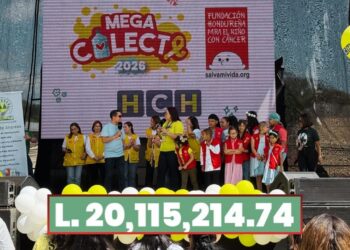 ¡Gracias, Honduras! Tras conteo final, la Megacolecta 2026 para los Niños con Cáncer duplicó la meta y superó los L 20 millones