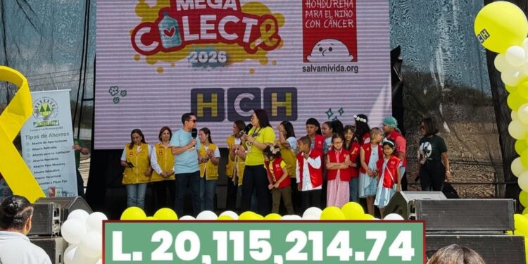 ¡Gracias, Honduras! Tras conteo final, la Megacolecta 2026 para los Niños con Cáncer duplicó la meta y superó los L 20 millones