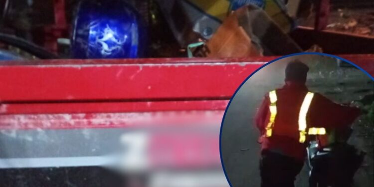 ¡Iba por lana! Motociclistas le pegan su “calentadita” a un robamotos  | Móvil Emergencia SPS