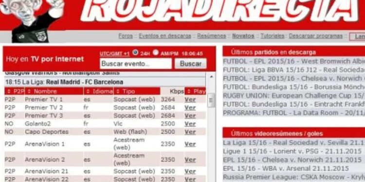 ¡Reventado! Creador de Rojadirecta comparece ante un juez