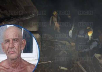 ¡Triste! Adulto mayor perece calcinado en su casa en San Francisco de Yojoa