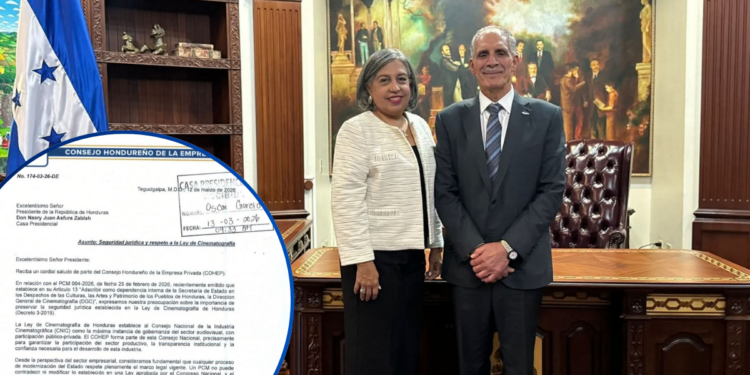 COHEP envía nota al presidente Nasry Asfura para que derogue PCM que adscribe la Dirección General de Cinematografía a la Secretaría de Culturas
