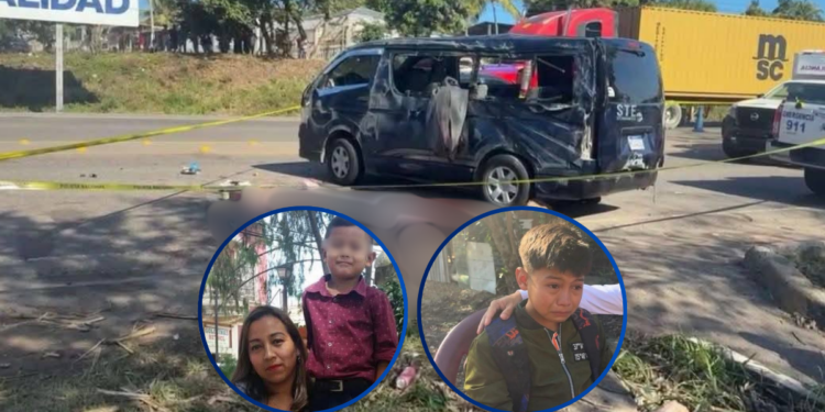 ¡Trágico! Niño pierde a su madre y hermano el día de su cumpleaños en un doloroso accidente de tránsito en Potrerillos, Cortés