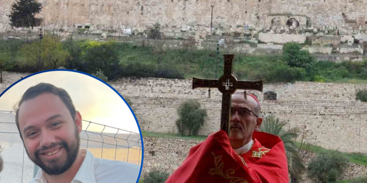 Diputado nacionalista ve con preocupación que Israel prohibió celebrar misa de Domingo de Ramos y anuncia que enviará un mensaje al embajador israelí