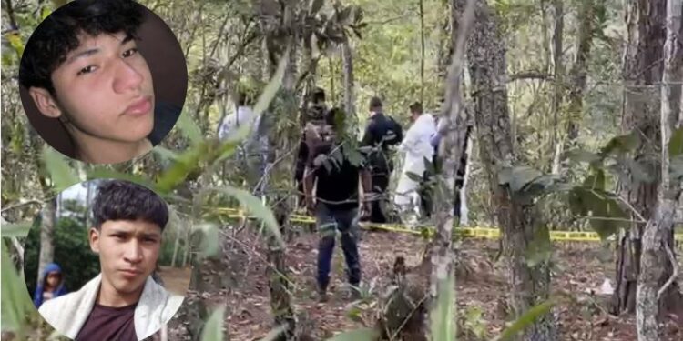 Encuentran los cadáveres de los dos jovencitos reportados como desaparecidos el fin de semana en Lempira