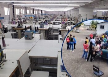 En huelga por falta de pago los operarios de maquila en Gualjoco, Santa Bárbara