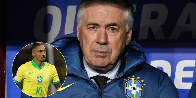 Esto se sabe sobre la lesión de Raphinha, según Ancelotti