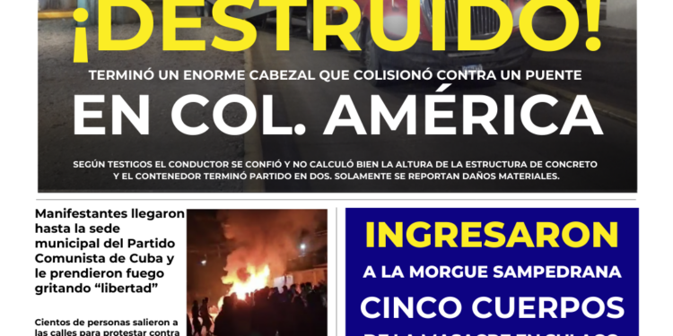 Portada sábado 14 de marzo de 2026