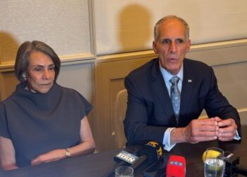 Presidente Asfura comparece tras participar en la cumbre del Escudo de las Américas