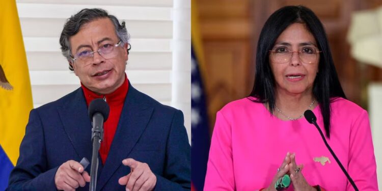 Delcy Rodríguez canceló la reunión con Gustavo Petro en la frontera y alegó “razones de seguridad”