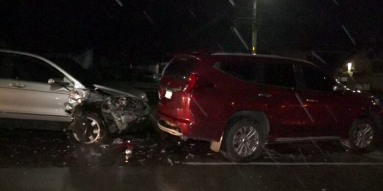 Daños materiales deja colisión de nueve vehículos en El Carrizal | MóvilEmergenciaTGU