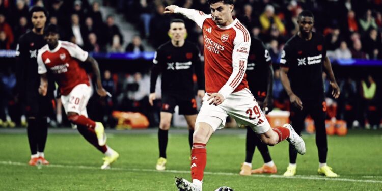 Arsenal rescató un valioso empate 1-1 como visitante del Bayer Leverkusen en la Champions League