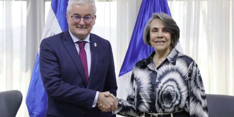 Canciller de Honduras y embajador de Francia en Honduras sostienen una reunión para impulsar una agenda estratégica