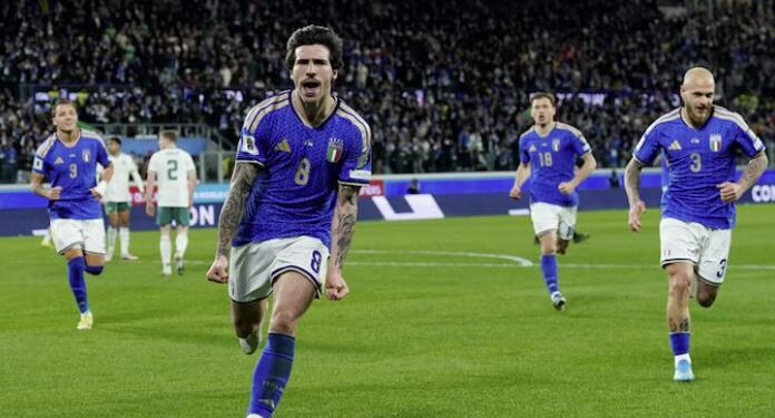 Italia le ganó 2-0 a Irlanda del Norte y jugará la final por el Repechaje al Mundial 2026
