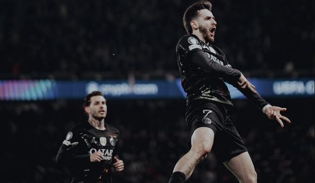 PSG goleó 5-2 al Chelsea por la ida de los octavos de final de la Champions League