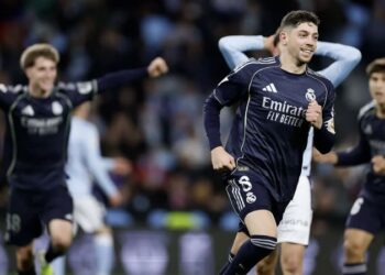 Gol de Valverde en el último suspiro le da el triunfo al Real Madrid en Balaídos