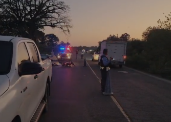 ¡Terrible! Motociclista perece tras sufrir accidente de tránsito en la carretera de El Progreso hacia Tela