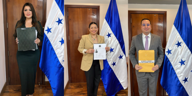 Sobeyda Andino, Karen Guandique y exministro Sergio Coello llegan al CN como autopostulantes para cargos en el CNE y el TJE