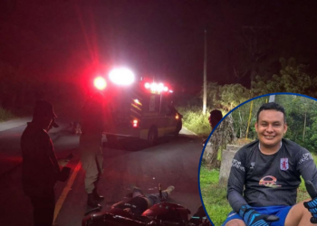 Un joven motociclista perece tras sufrir un accidente de tránsito en la CA-13 en Esparta, Atlántida