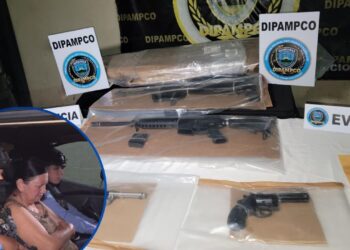 Con gran arsenal capturan a ciudadana de la tercera edad en la col. Villa Nueva Móvil de Emergencia TGU