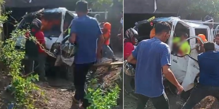 Un aparatoso accidente vial deja al menos 12 personas heridas en Choluteca