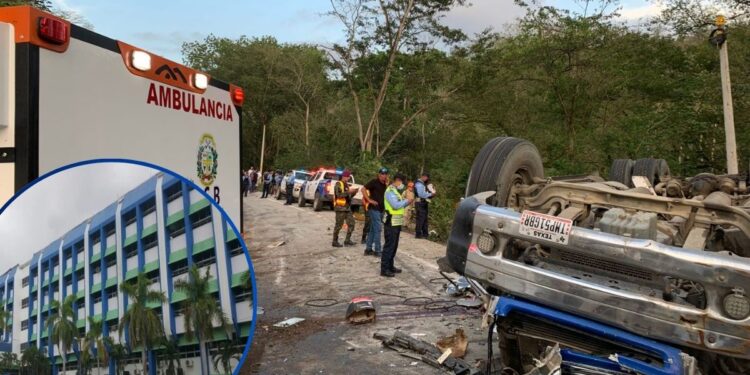 Estas son las personas heridas en el accidente de Santa Bárbara que han sido trasladadas al Hosp. Mario Catarino Rivas de SPS