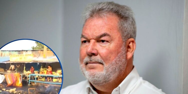 Los colectivos de Libre son los de ese relajo, Contreras responde ante protesta de locatarios del Mercado El Dandy
