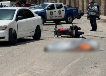 Motociclista pierde la vida en accidente de tránsito en la col. El Pedregal