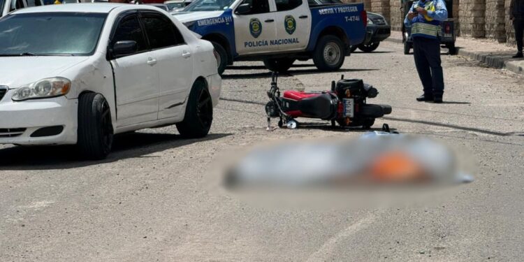 Motociclista pierde la vida en accidente de tránsito en la col. El Pedregal