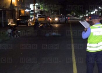 Mujer perece tras ser arrollada por vehículo que se dio a la fuga en el barrio Las Palmas Móvil de Emergencia SPS