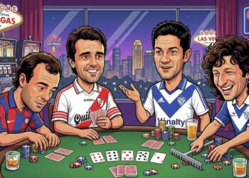Cuatro ex jugadores del fútbol argentino fueron denunciados por un casino de Las Vegas por deudas de más de USD 2 millones