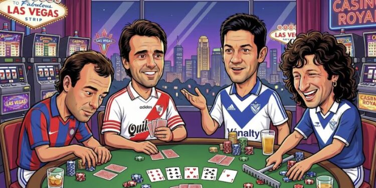 Cuatro ex jugadores del fútbol argentino fueron denunciados por un casino de Las Vegas por deudas de más de USD 2 millones