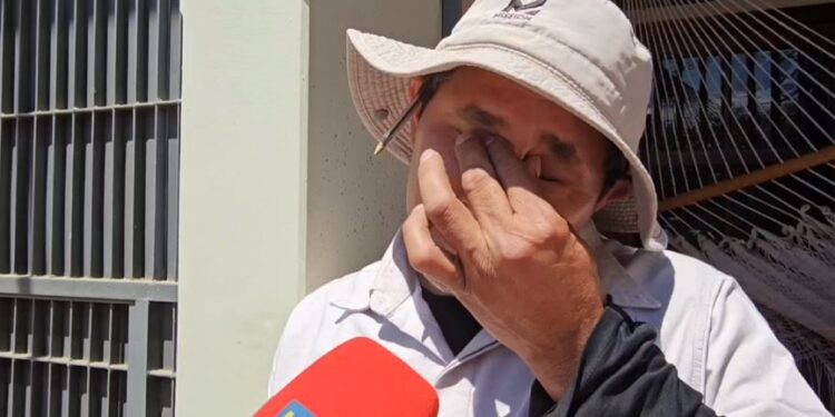 Conductor rompe a llorar cuando vio que chocó contra dos camionetas en Danlí: “Gracias Dios… Solo tú sabes por qué pasan las cosas”