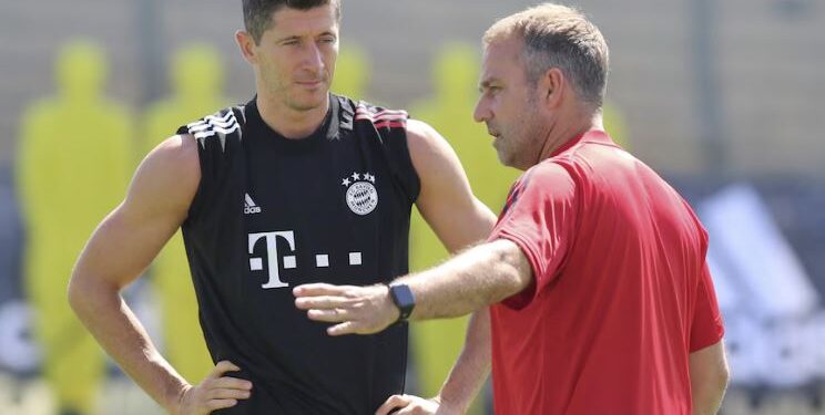 Se hartaron de Hansi Flick por darle pocos minutos a Lewandowski: “No merece el trato que se le está dando”