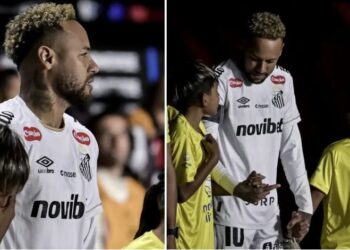 Buena onda… Niño llora al conocer en persona a Neymar y el 10 lo abrazó y charló con él