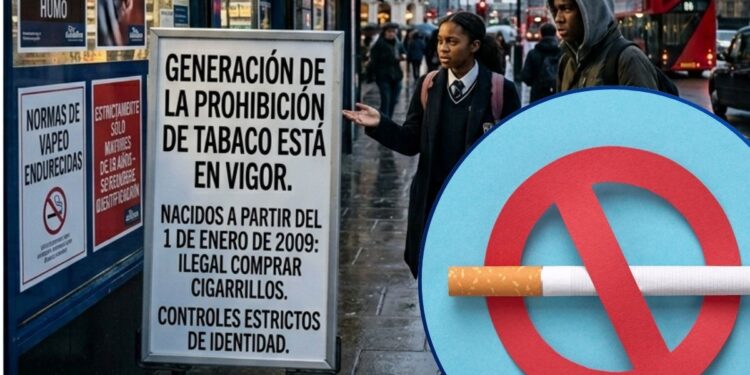 ¡Generación sin humo! Reino Unido prohibirá fumar de por vida a los que hoy son menores de edad