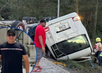 ¡Luto en la Torocagua! El conductor del bus, su esposa y su madre perdieron la vida en el accidente