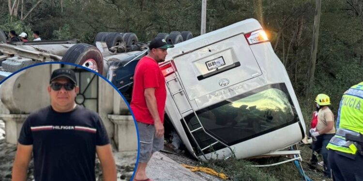 ¡Luto en la Torocagua! El conductor del bus, su esposa y su madre perdieron la vida en el accidente
