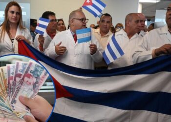 ¡Oiga bien! Médicos y asesores venezolanos, cubanos y argentinos con fondos de maestros y empleados públicos