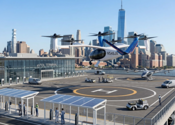 ¿Carros voladores? Taxi aéreo eléctrico realiza vuelos de prueba en Nueva York
